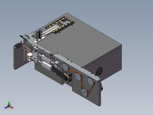 B15_联动送料插针折弯机正等轴测缩略图