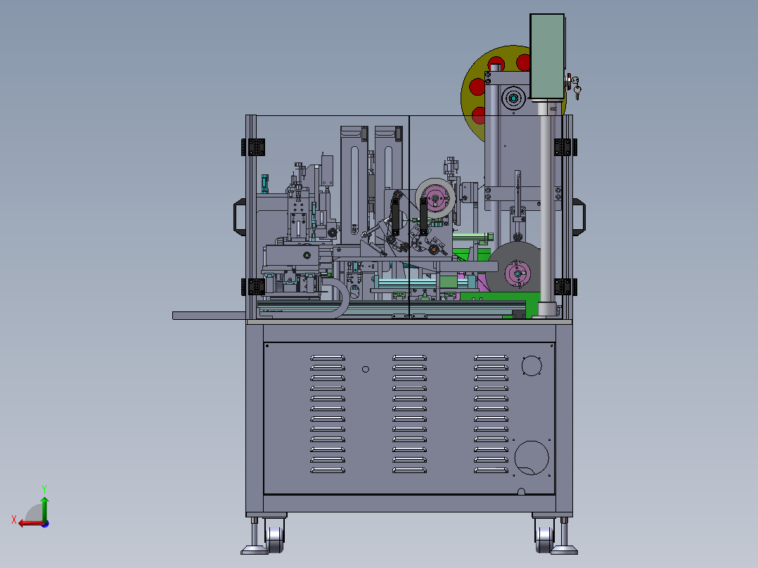 B27_非标自动贴膜机总装后视图