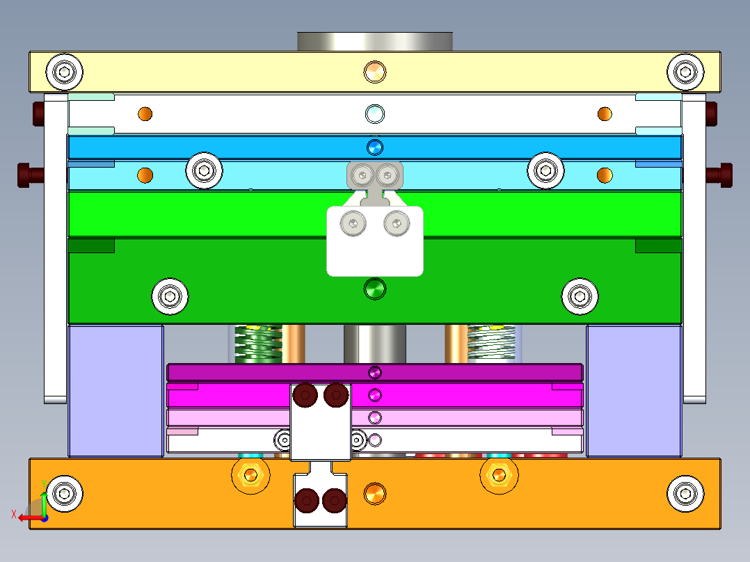 HeliCAP冷流道模具后视图