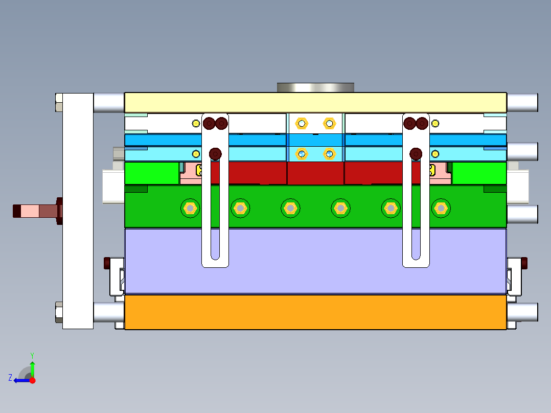 HeliCAP冷流道模具右视图