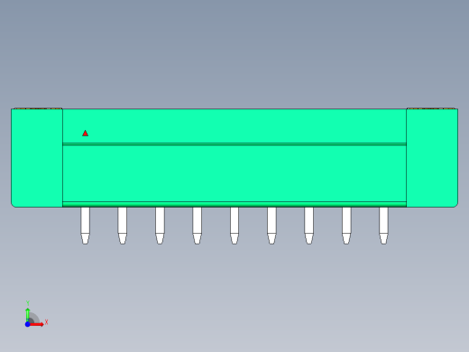 DEGSON 15EDG（公头） 3.5mm 螺钉锁紧，插拔式接线端子 FullPack-15EDGVM-3.5-09P-14-00AH前视缩略图