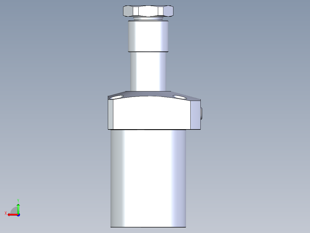 KOSMEKLHA0750-GR-Q25多系列多零件图纸模型后视图