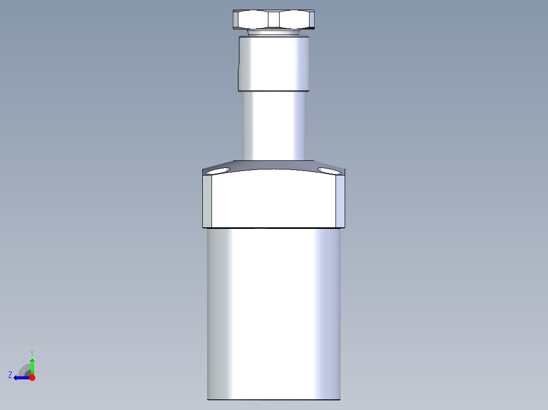 KOSMEKLHA0750-GR-Q25多系列多零件图纸模型右视图