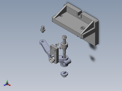 转向臂加工工艺及钻Φ9.3孔夹具设计【含三维SolidWorks和UG】 正等轴测缩略图