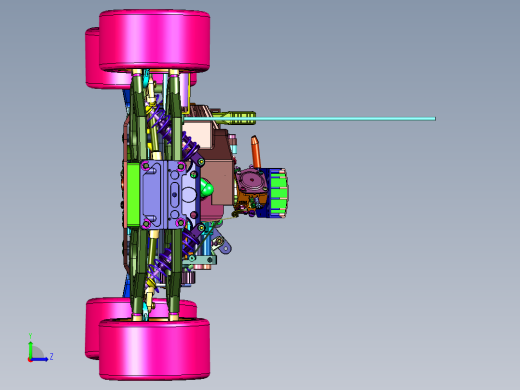 加油油动拉力车左视缩略图