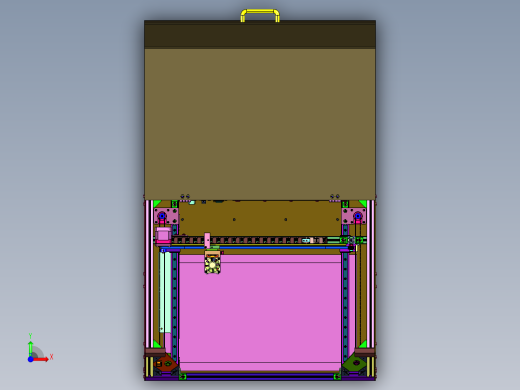 激光小型三轴grbl木工自动雕刻机前视缩略图
