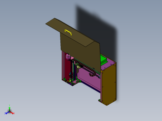 激光小型三轴grbl木工自动雕刻机正等轴测缩略图