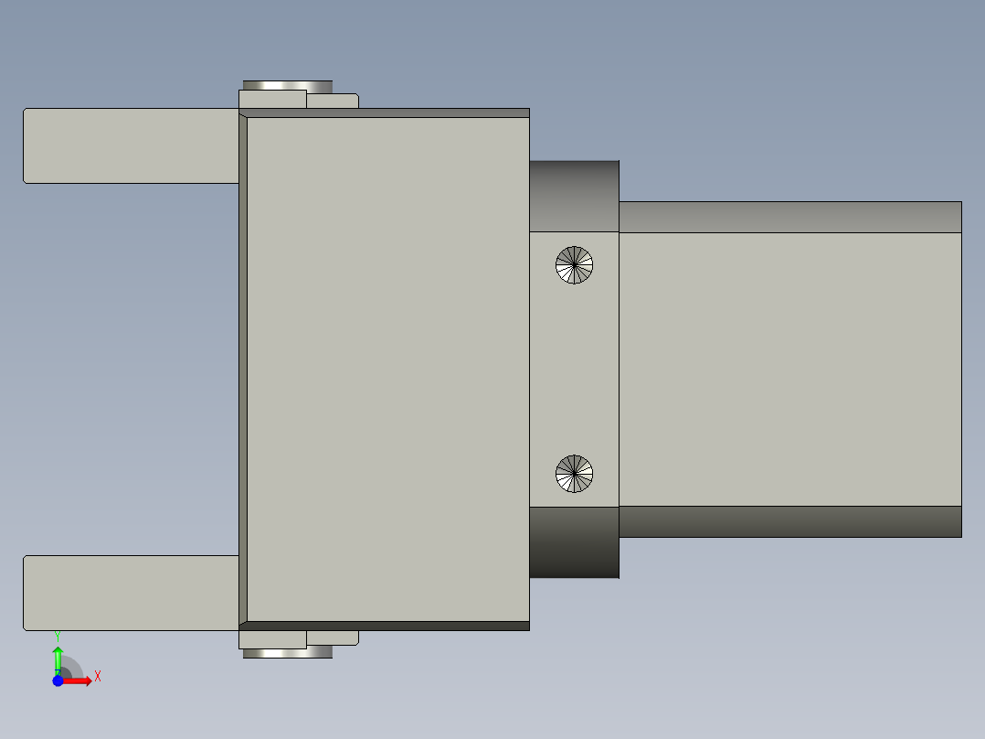 普通气爪PH12-25前视图