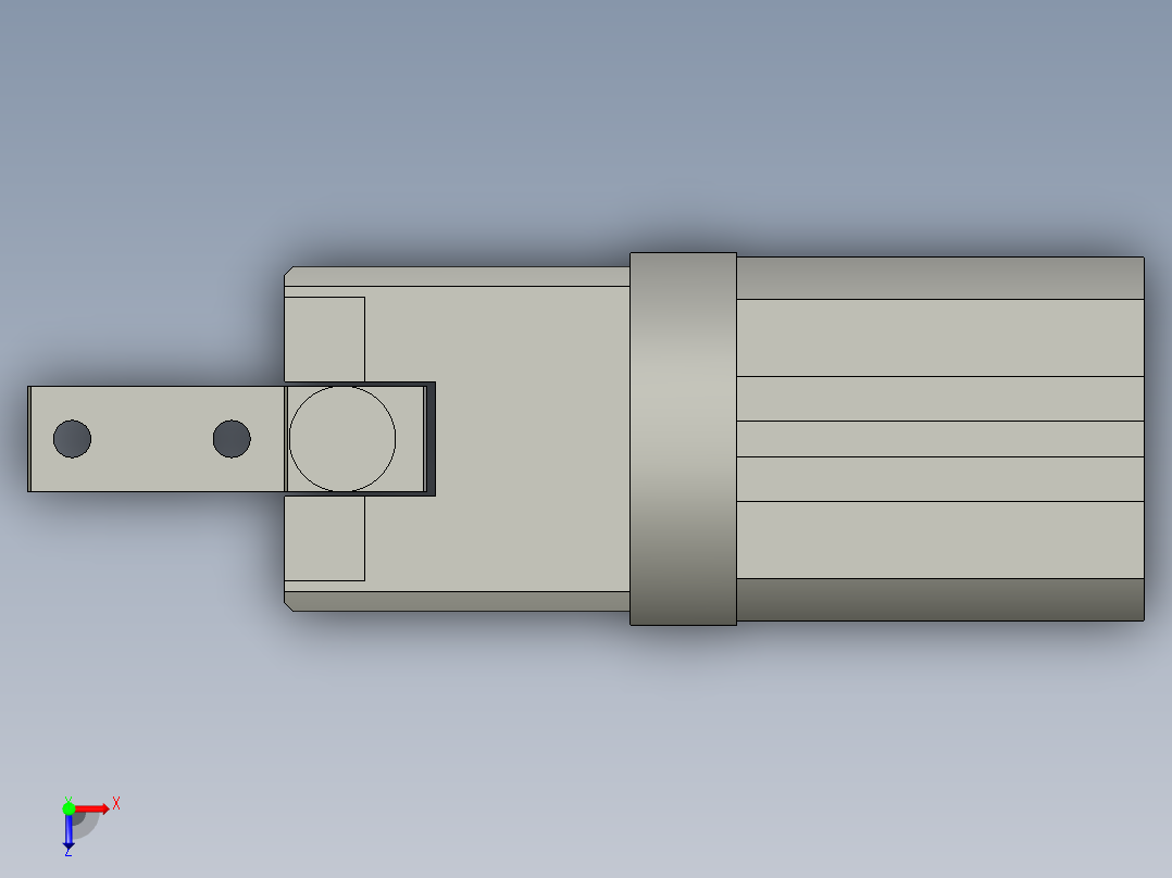 普通气爪PH12-25俯视图