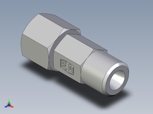 卡套式工业通用硬管接头EO_Distance_piece_adapter_DA06SOMD71