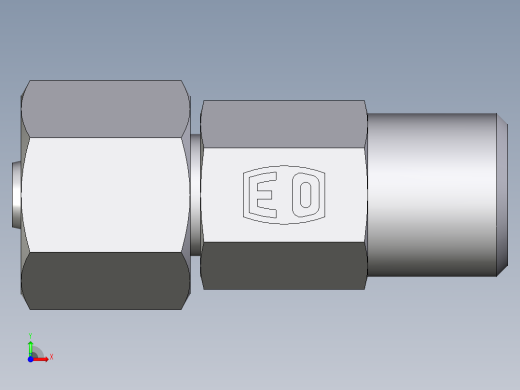 卡套式工业通用硬管接头EO_Distance_piece_adapter_DA06SOMD71前视缩略图