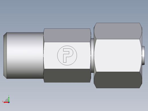 卡套式工业通用硬管接头EO_Distance_piece_adapter_DA06SOMD71后视缩略图