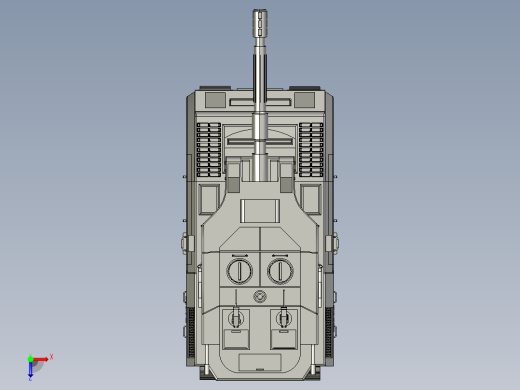 military-tank履带坦克模型俯视缩略图