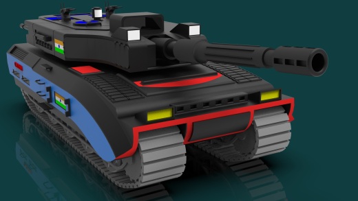 military-tank履带坦克模型缩略图