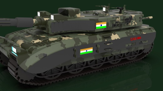 military-tank履带坦克模型缩略图