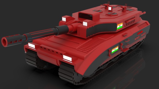 military-tank履带坦克模型缩略图