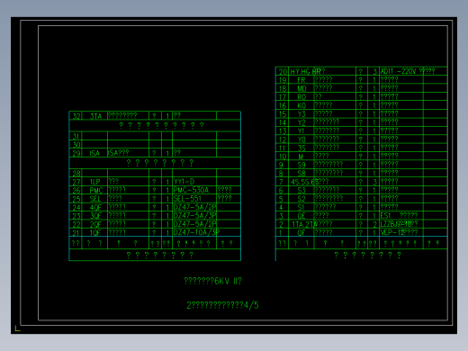 厂配电变压器二次图