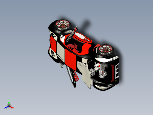 运动概念车正等轴测缩略图