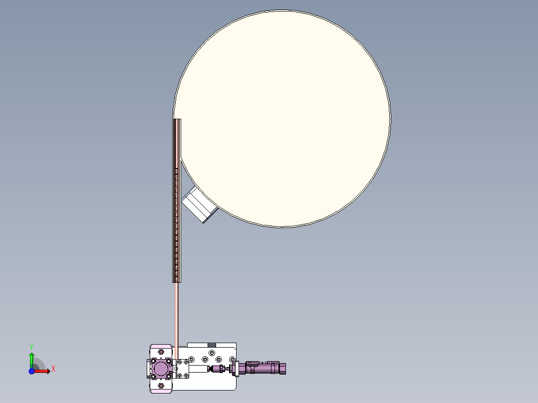 卡扣自动装配机 五金铰链卡条自动装配机前视图