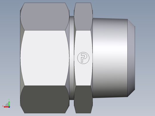 卡套式工业通用硬管接头EO_Male_Stud_connector_GE28LR1KEGCF后视缩略图