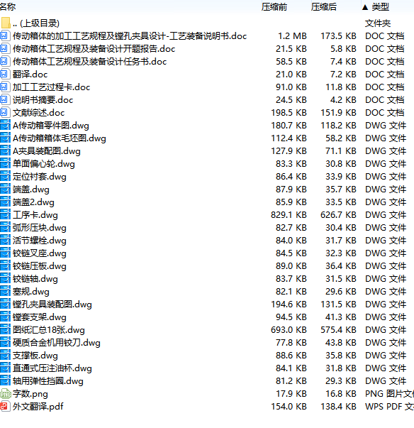 传动箱体的镗孔夹具设计及加工工艺装备含开题、非标19张CAD图