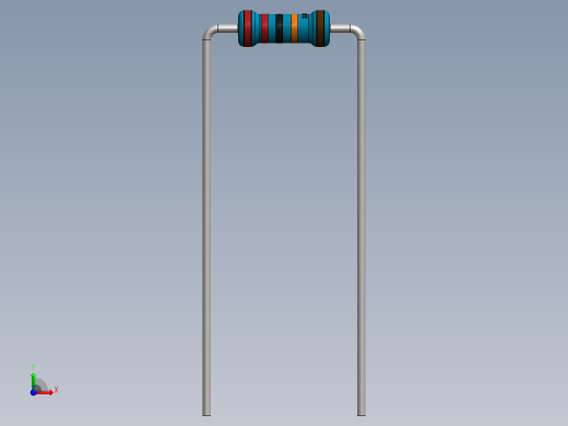 电容器 二极管 电阻器-Resistor 220K Ohm Blue前视缩略图
