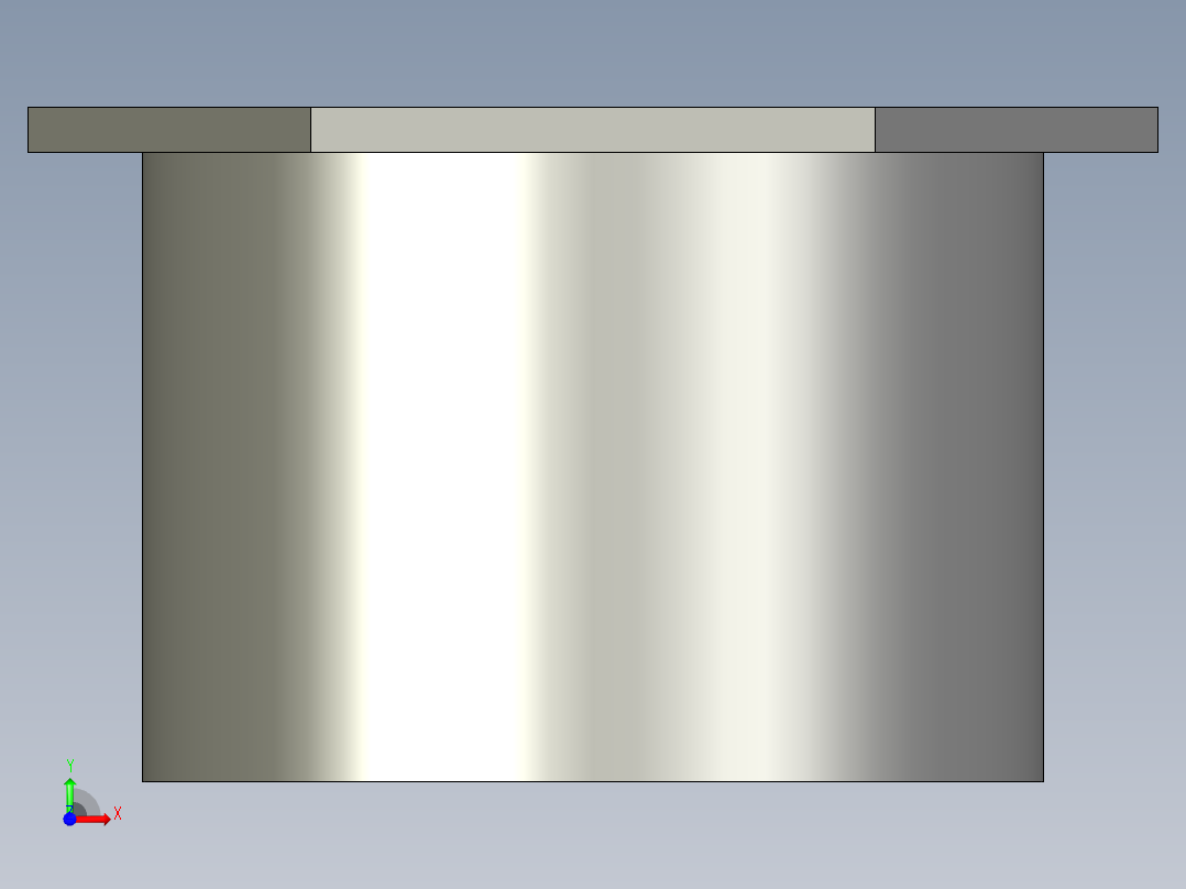 船舶管路系统SeaCor_ReducerBushing_SxSPIG_37J137247_2in x 0.5in前视图