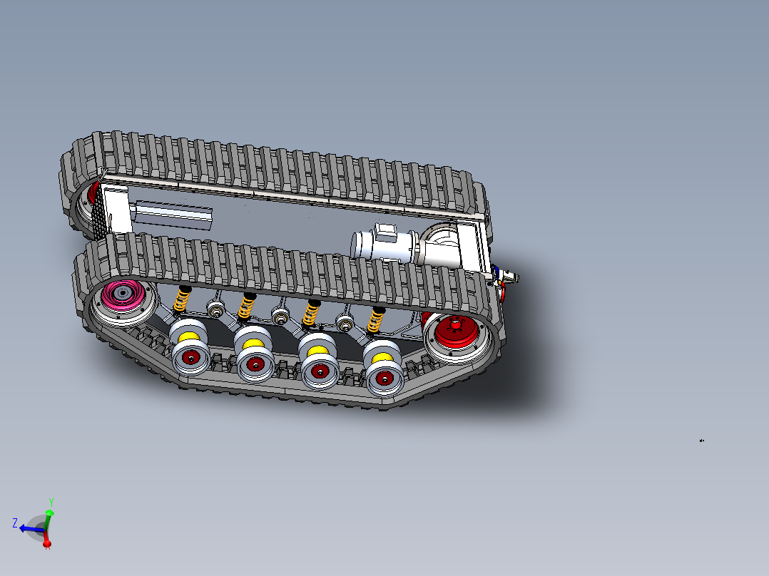1吨电动克里斯蒂底盘