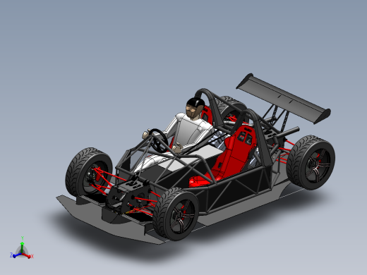 250混合动力原型赛车SW设计