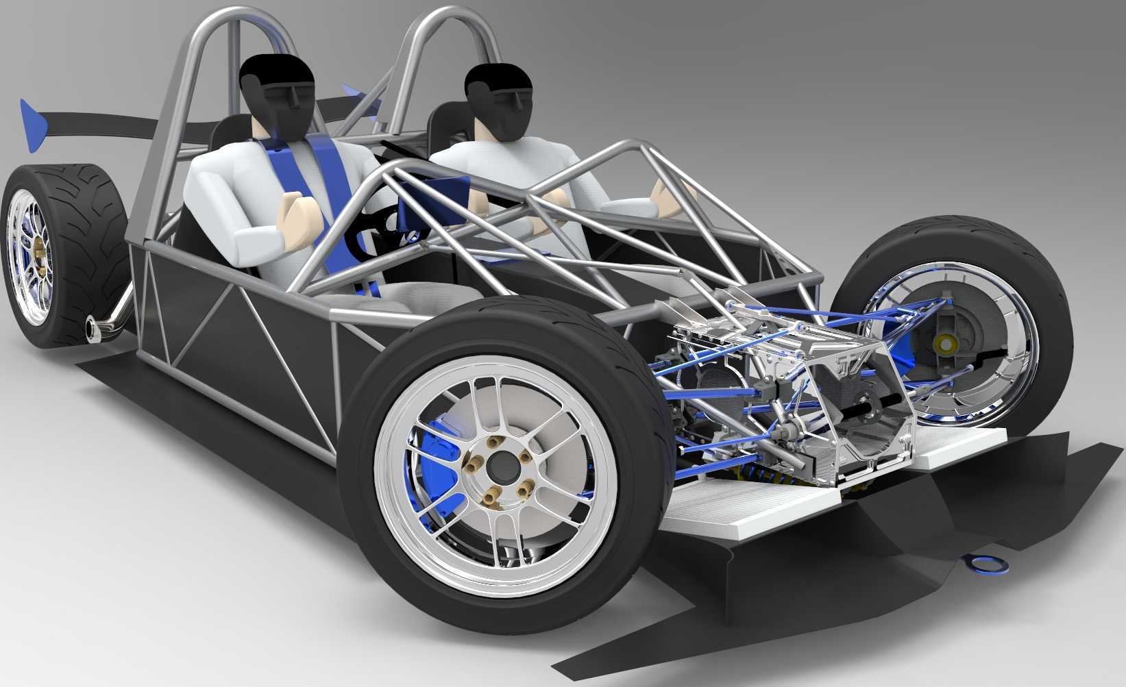 250混合动力原型赛车SW设计