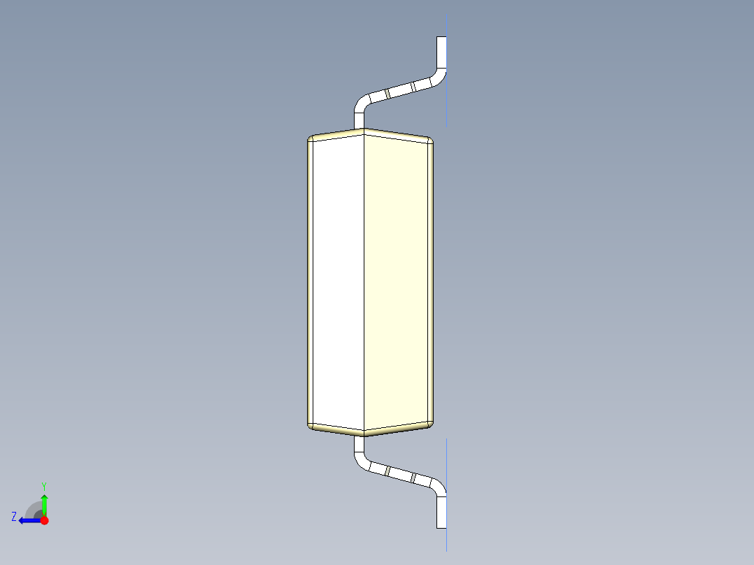 光电元件封装-miniFLAT-HP-16-YL右视图