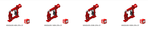 MWZA200～300系列电磁鼓式制动器 共4种型号缩略图