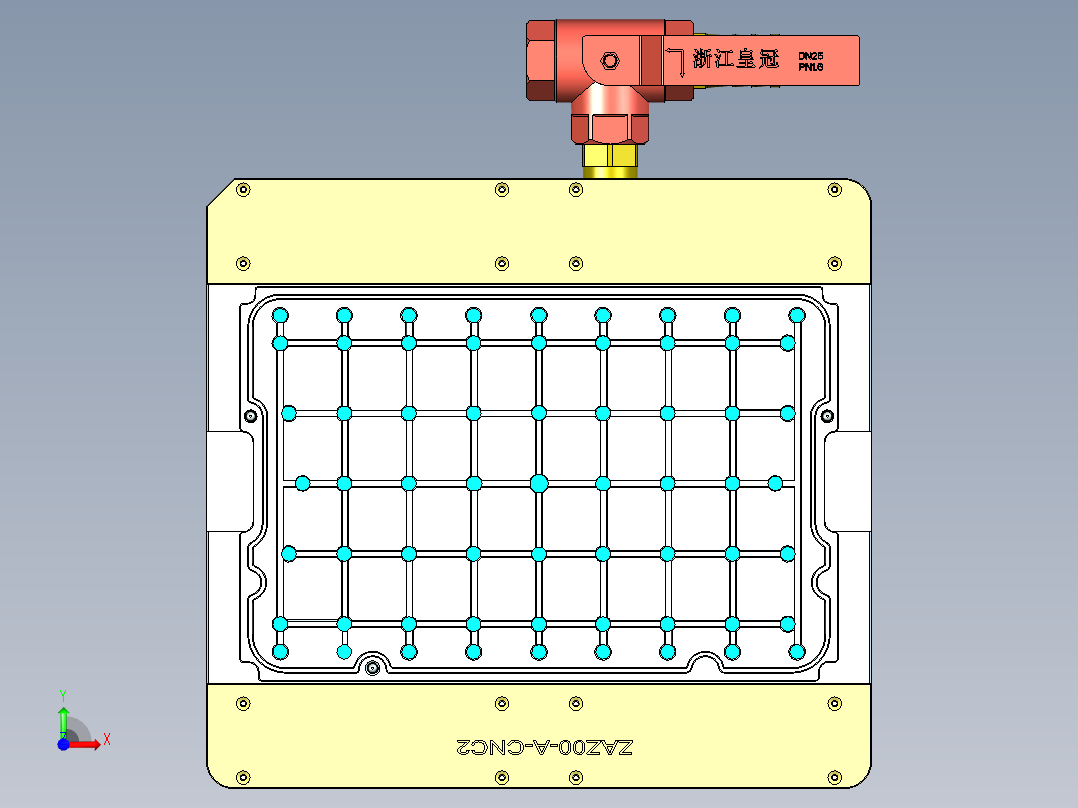 az00-a-笔记本CNC工装夹具三维模型cnc2前视图