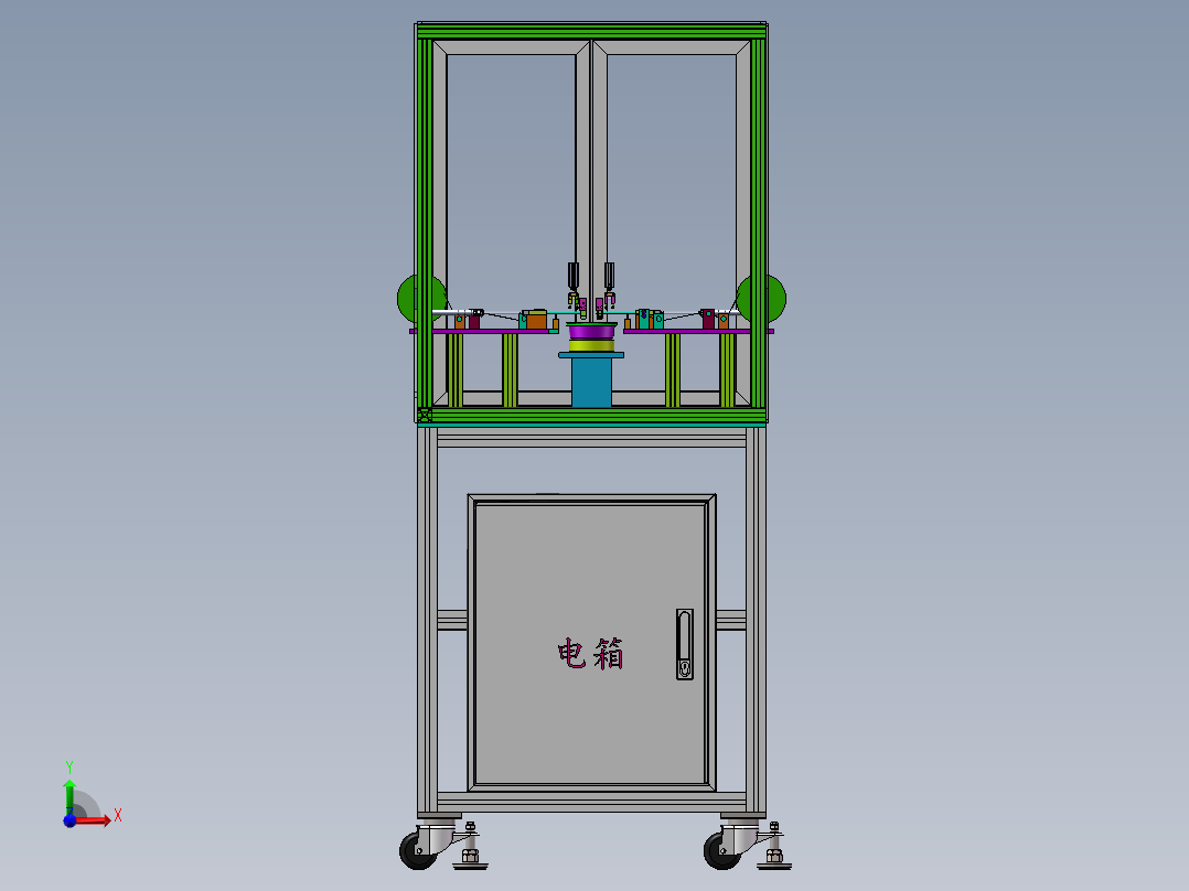自动贴胶带裁断一体机sw18可编辑前视图