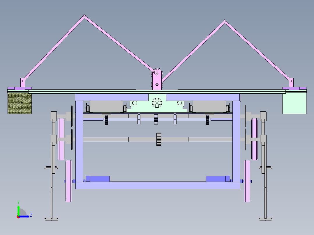 楼梯自动清洗机器人sw10可编辑左视图