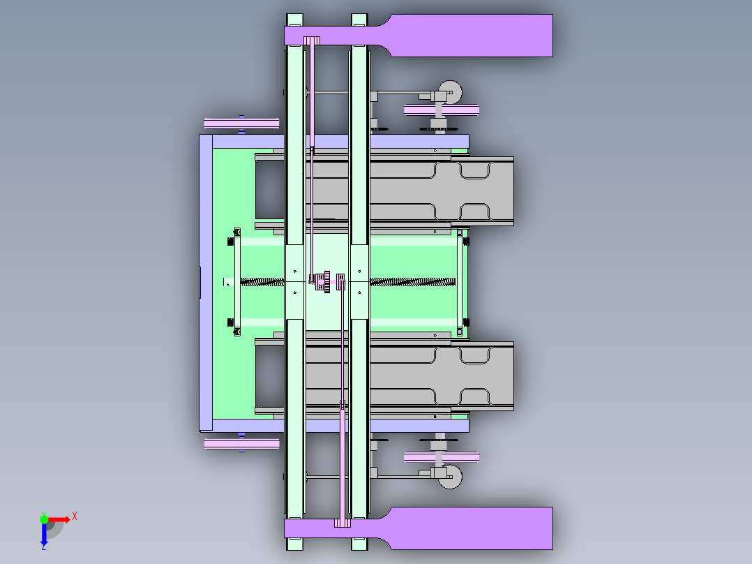 楼梯自动清洗机器人sw10可编辑俯视图