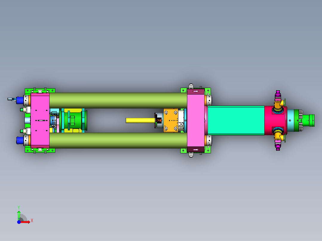 大型压力机设计前视图