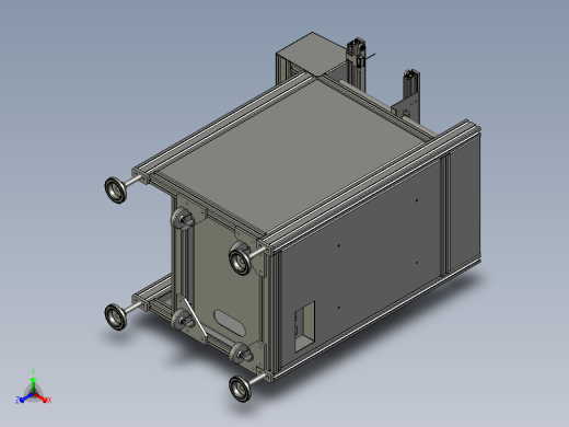 SMT贴片输送机3D模型