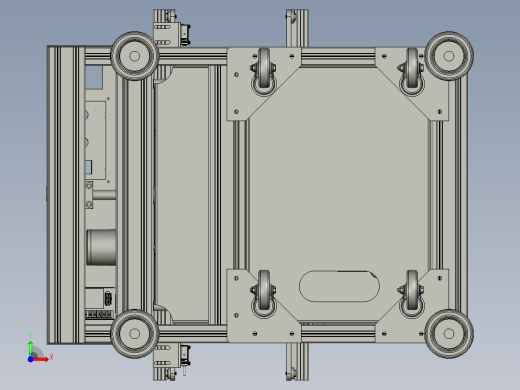 SMT贴片输送机3D模型前视缩略图