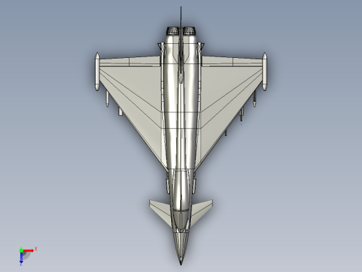 台风战斗机俯视缩略图