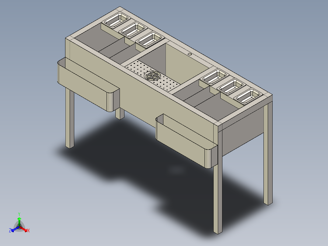 A0003269-洗手池正等轴测图