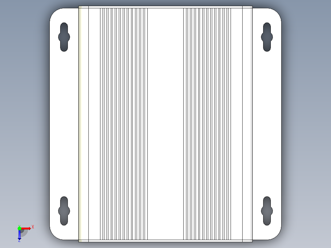 通用盒160 x 120 x 50毫米12俯视图