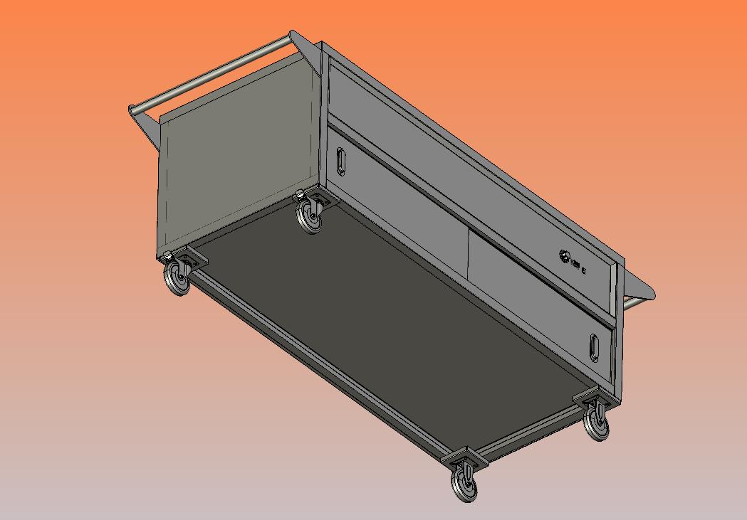 移动式不锈钢快餐保温台售饭台