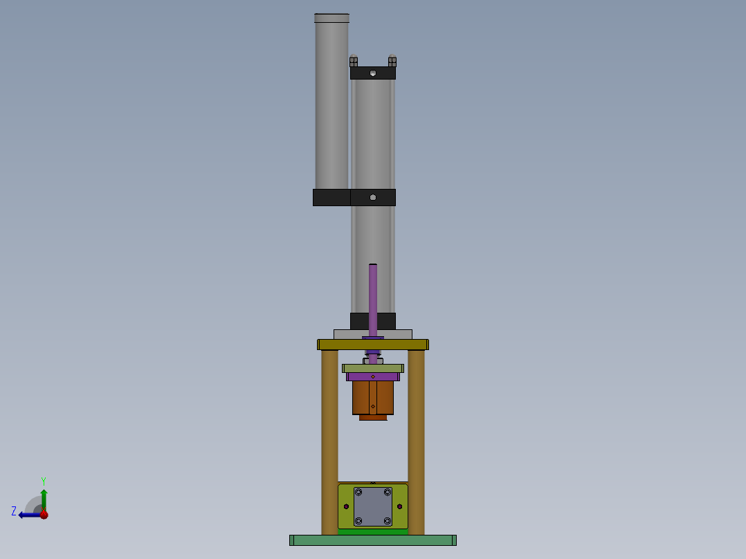 油泵铁壳封边机右视图