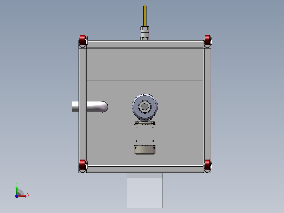 咖啡鲜果脱皮机    sw16前视图