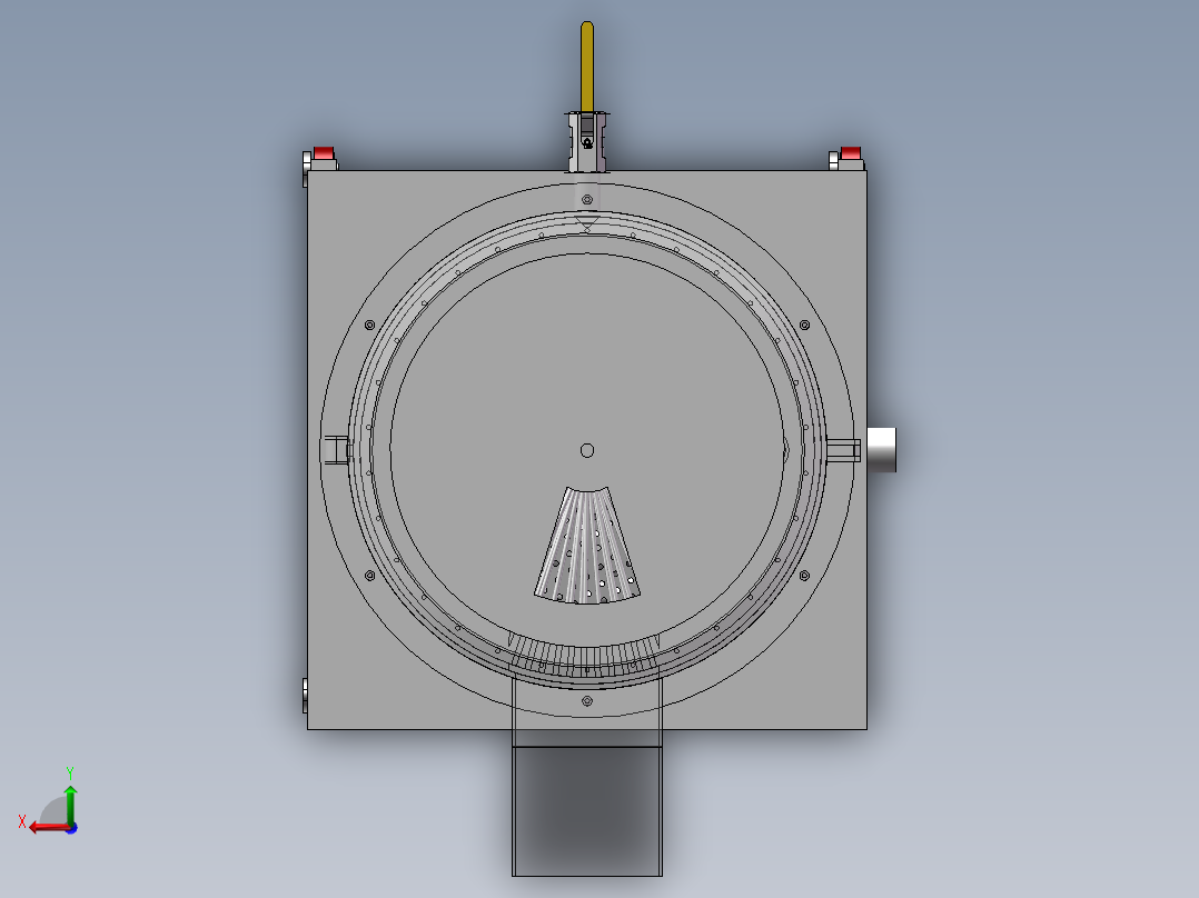 咖啡鲜果脱皮机    sw16后视图