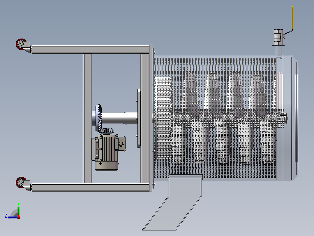 咖啡鲜果脱皮机    sw16右视图