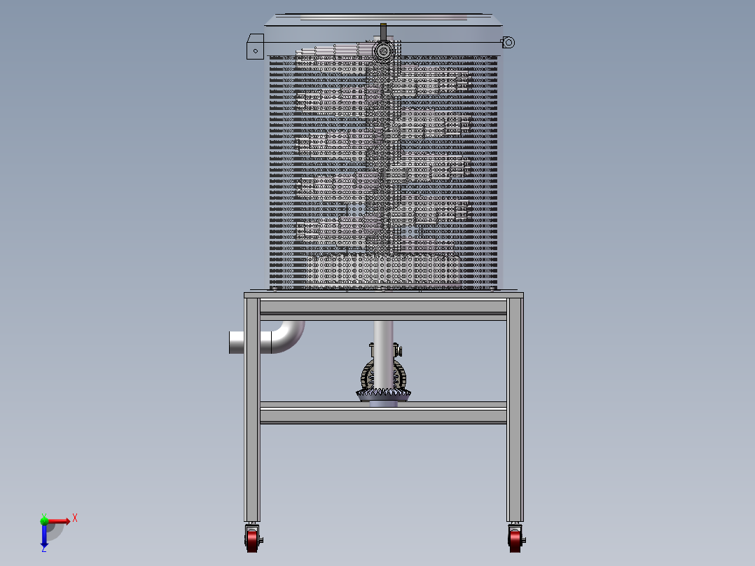咖啡鲜果脱皮机    sw16俯视图