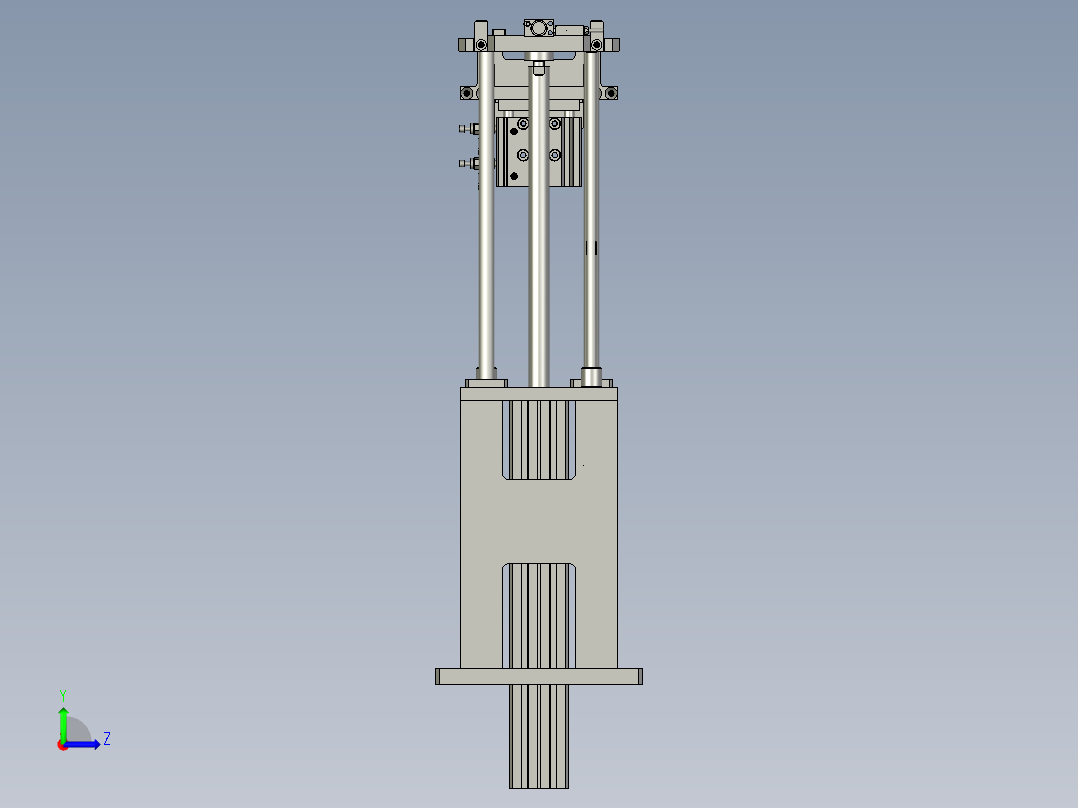 M02103-11回流顶升机构-左视图