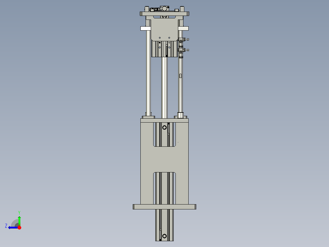 M02103-11回流顶升机构-右视图